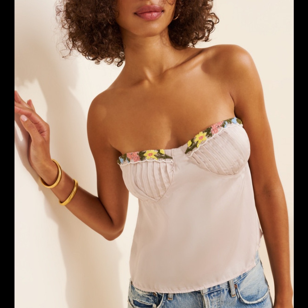 New Free People Ember Glow Tube Top - Picture 2 of 6